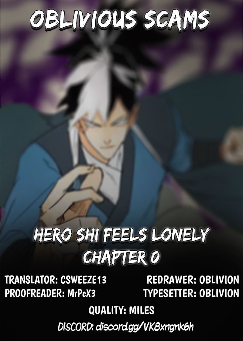 Hero Shi Feels Lonely Chapter 0 1